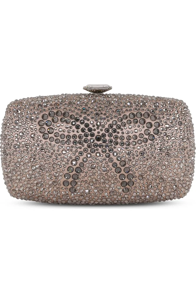 Sheena Crystal Box Clutch