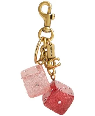 Resin Split Key Dice Bag Charm