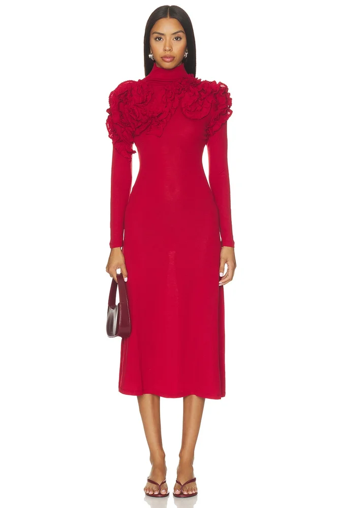 Solene Longsleeve Jersey Dress