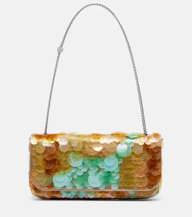 Sparkle sequined shoulder bag