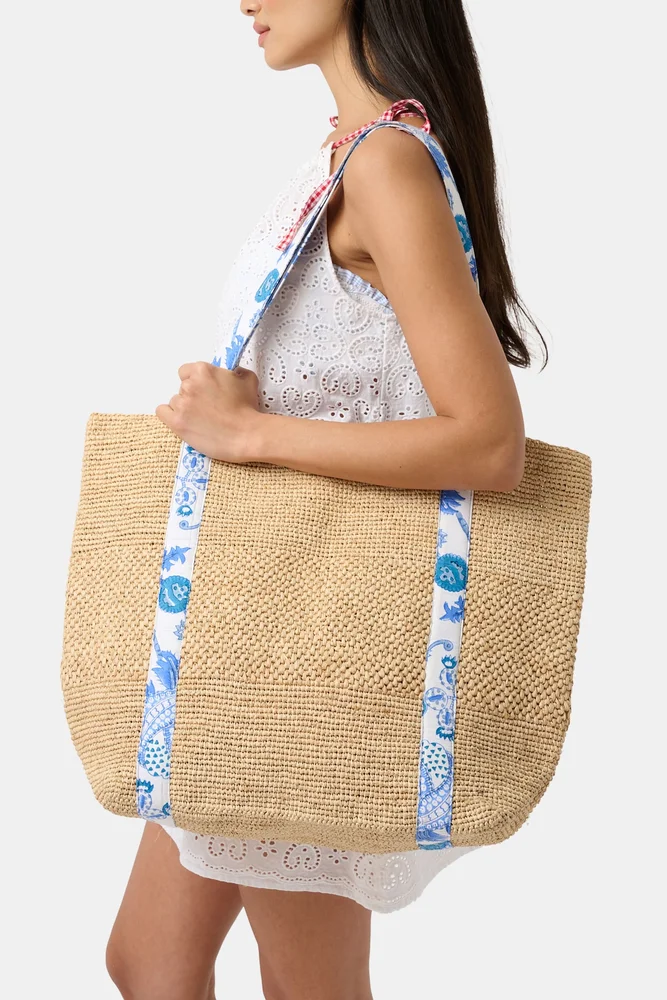 Amanda Woven Beach Bag