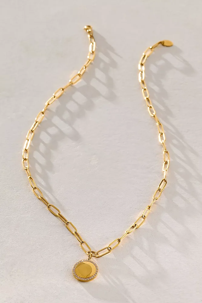Paperclip Coin Necklace