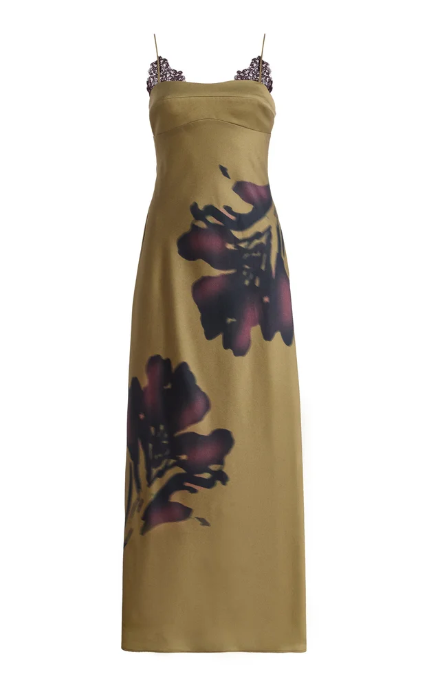 Tily Crepe Maxi Dress