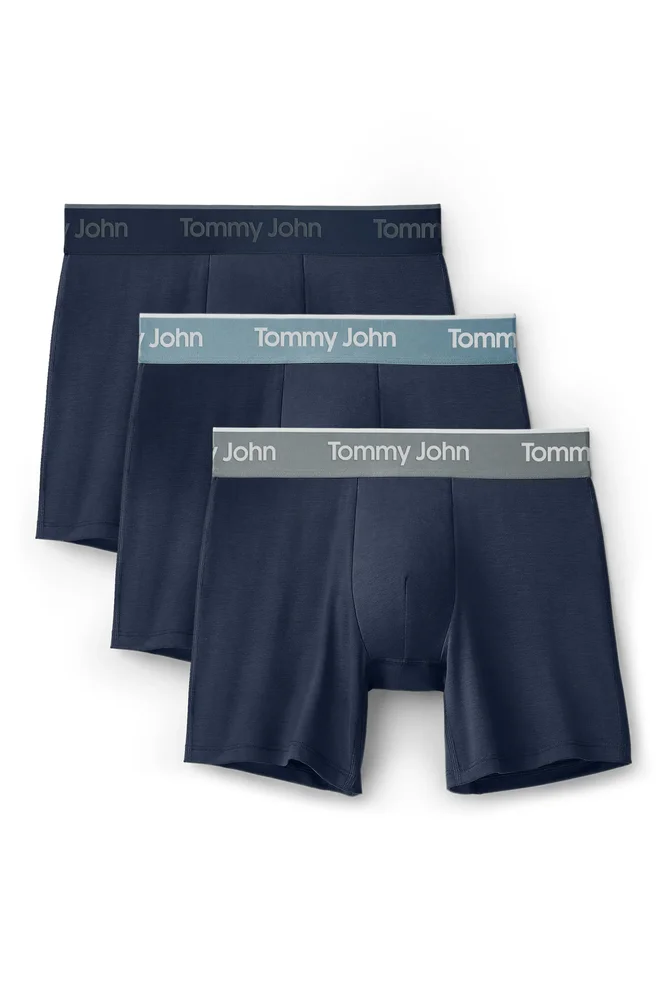 3-Pack Second Skin 6-Inch Stretch Modal Boxer Briefs