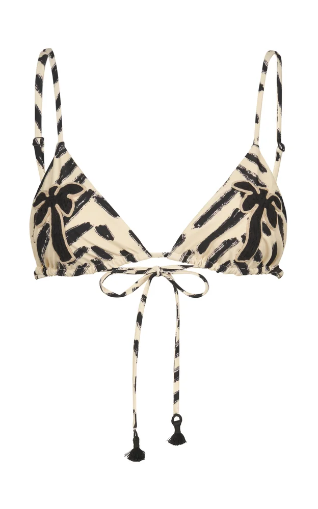 Konibo Printed Bikini Top