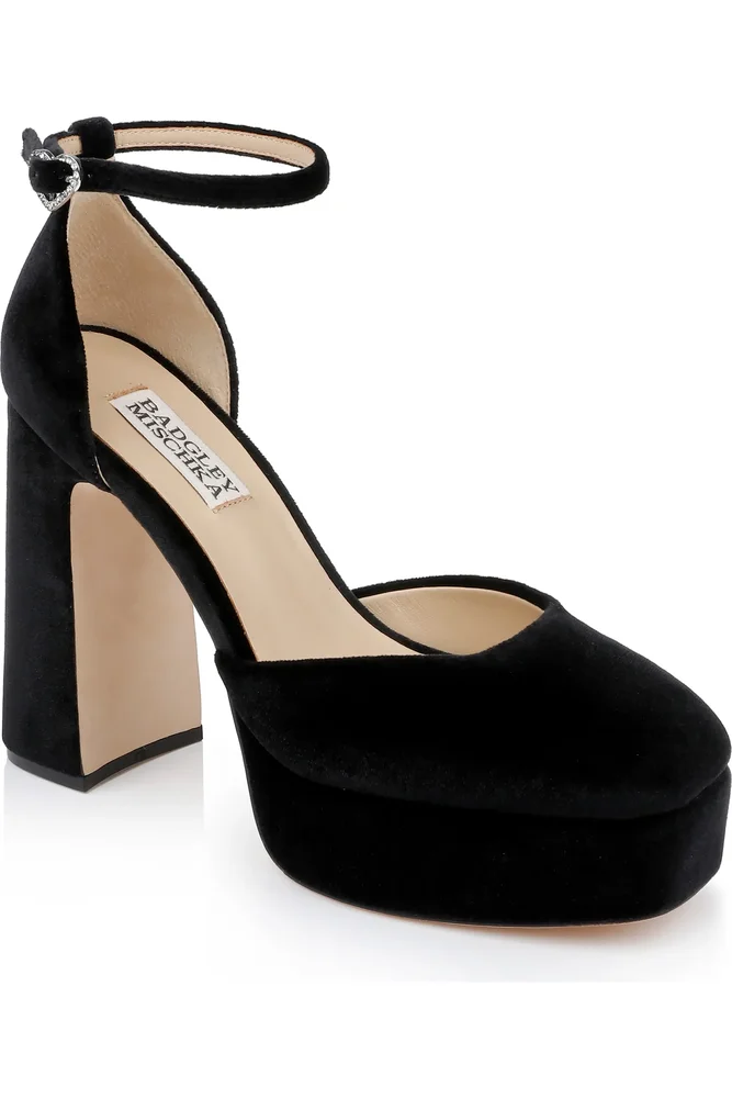 Jayda Ankle Strap Platform Pump
