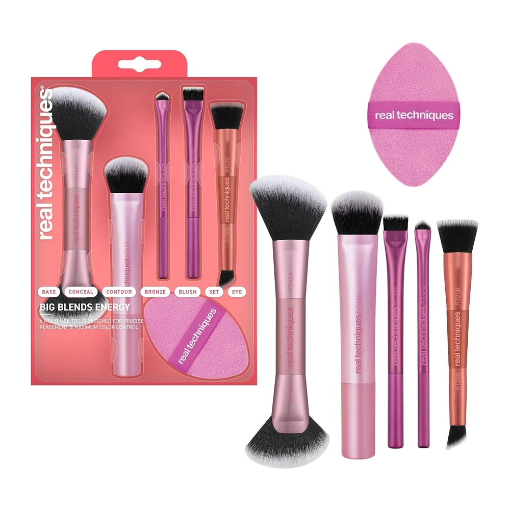 Big Blends Energy Brush + Dual-Sided Puff Kit