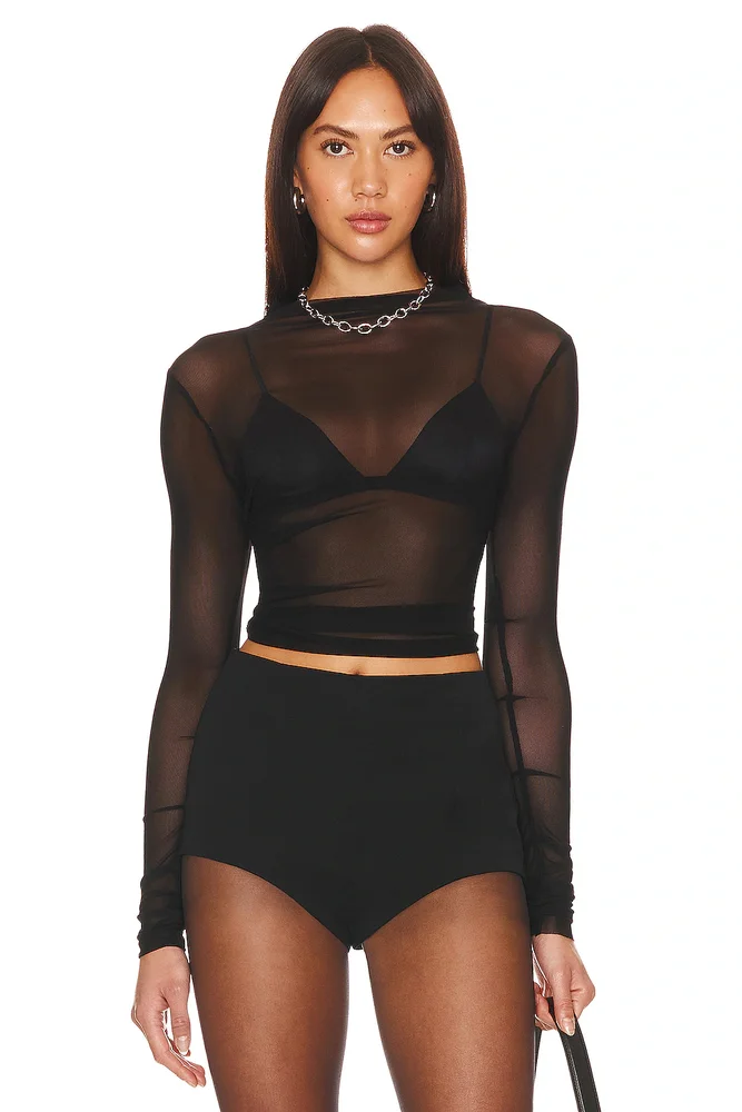 Eliza Sheer Mesh Top