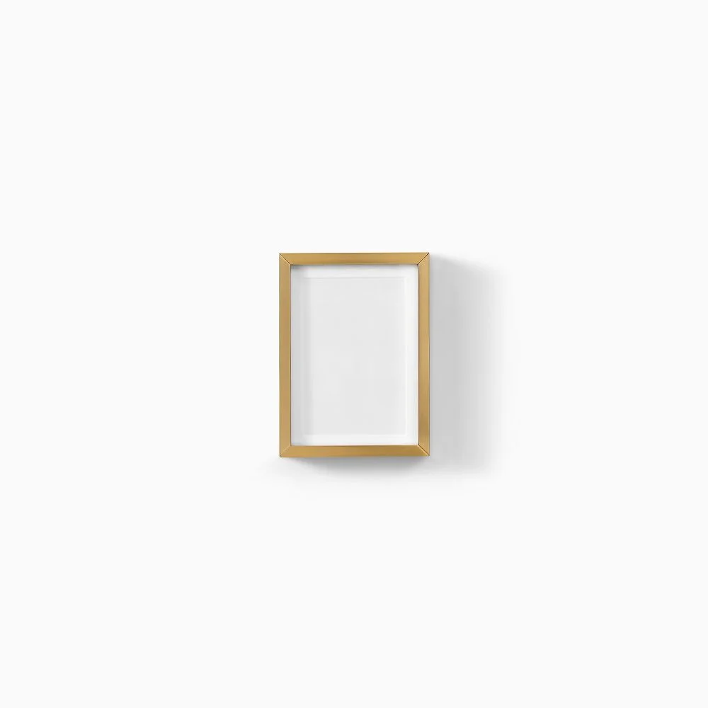 Metal Gallery Frame in Polished Brass