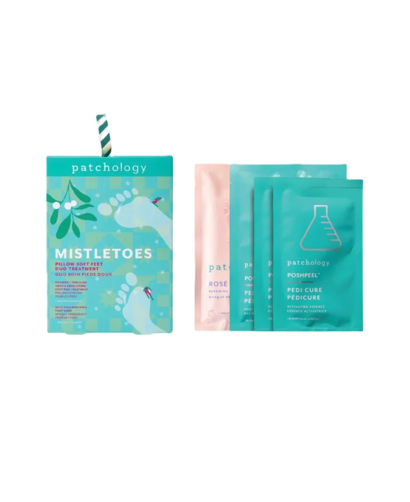 Mistletoes Foot Mask, 4-Pack