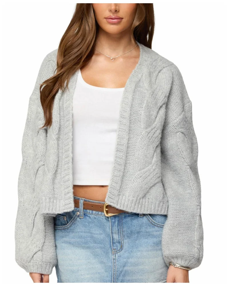 Braiden Chunky Cable Knit Cardigan