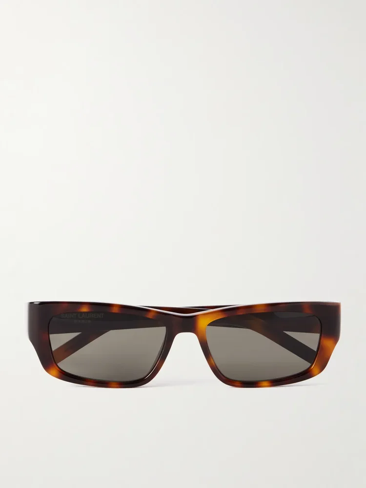 SL M182 JAZZ square-frame recycled tortoiseshell acetate sunglasses