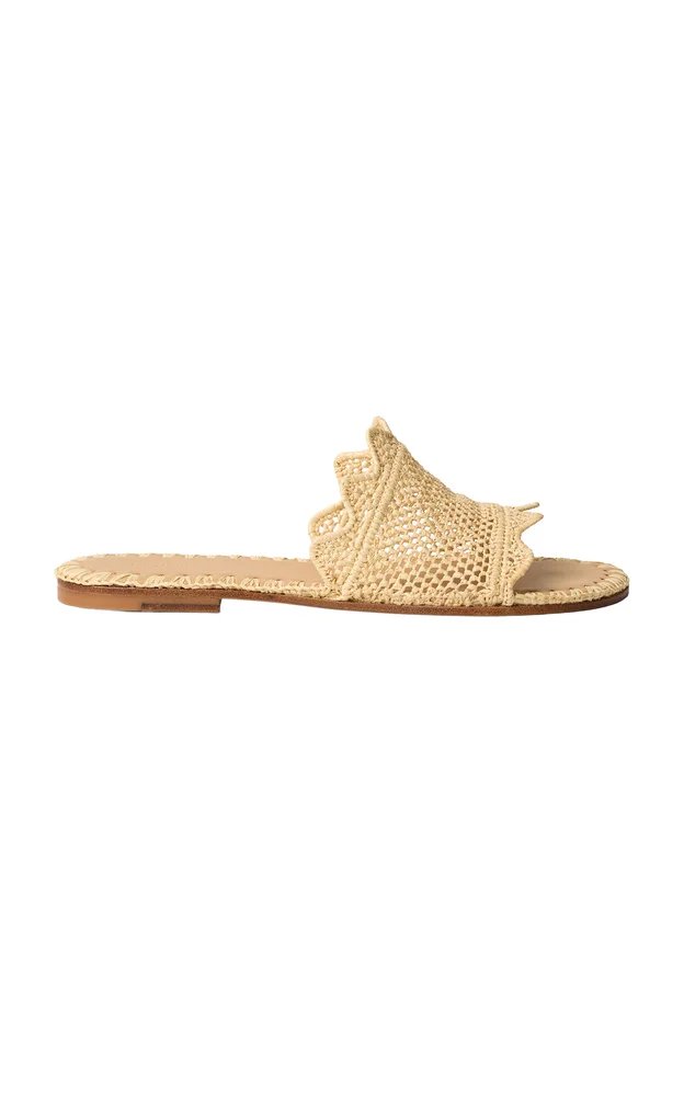 Lucia Rafia Sandals