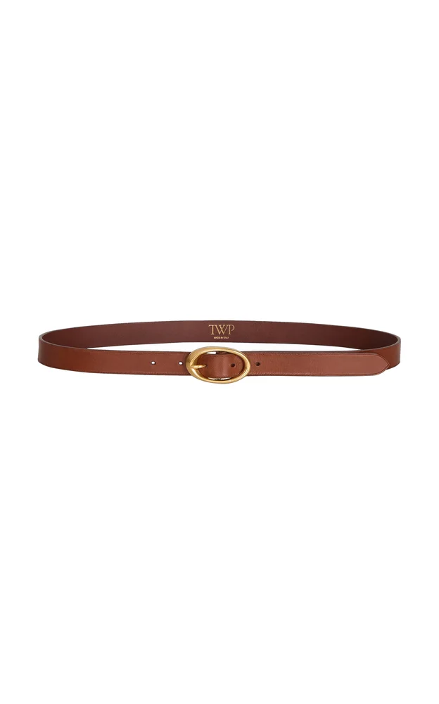 Narrow Leather Belt