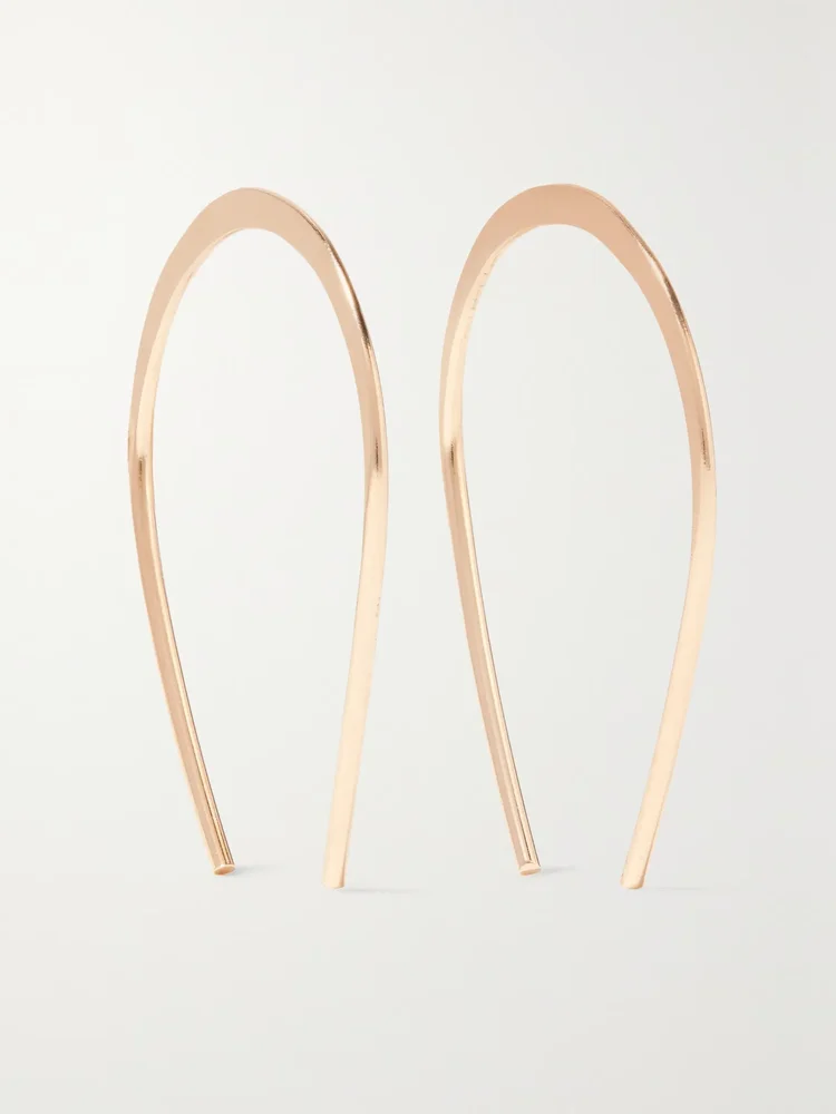 14-karat gold earrings