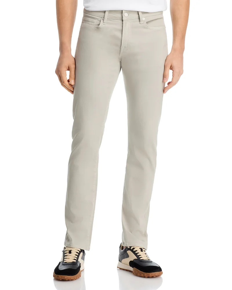 L'Homme Slim Fit Brushed Twill 32.5" Pants