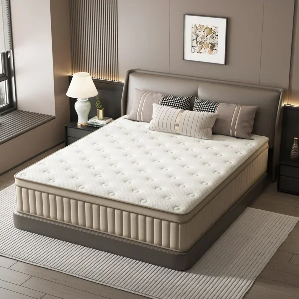 Medium Cooling Hybrid Mattress with Individually Wrapped Pocket Coils