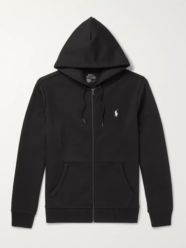 Jersey Zip-Up Hoodie