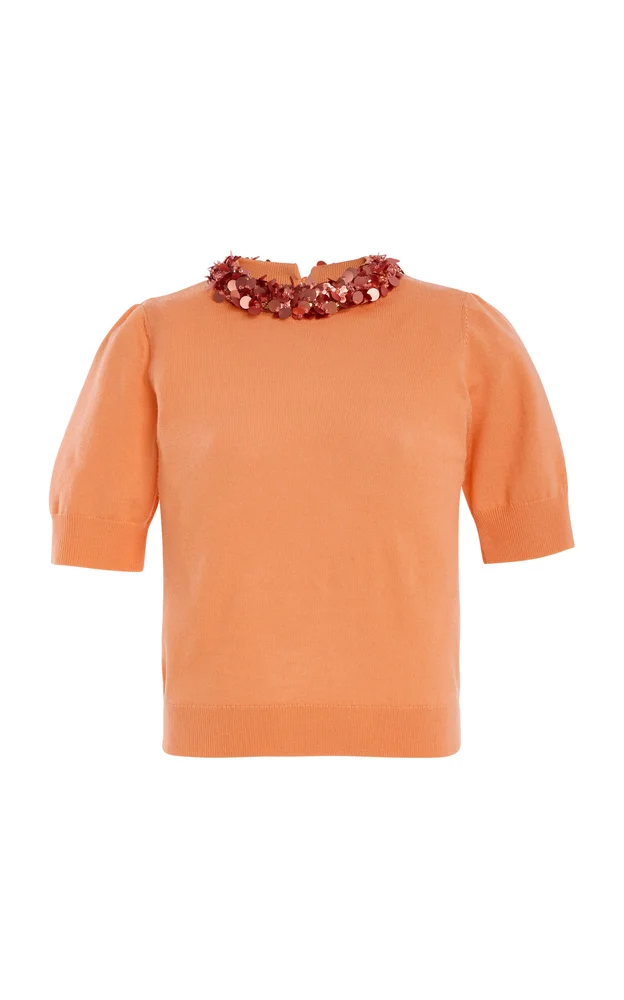 Jude Embellished Wool Top