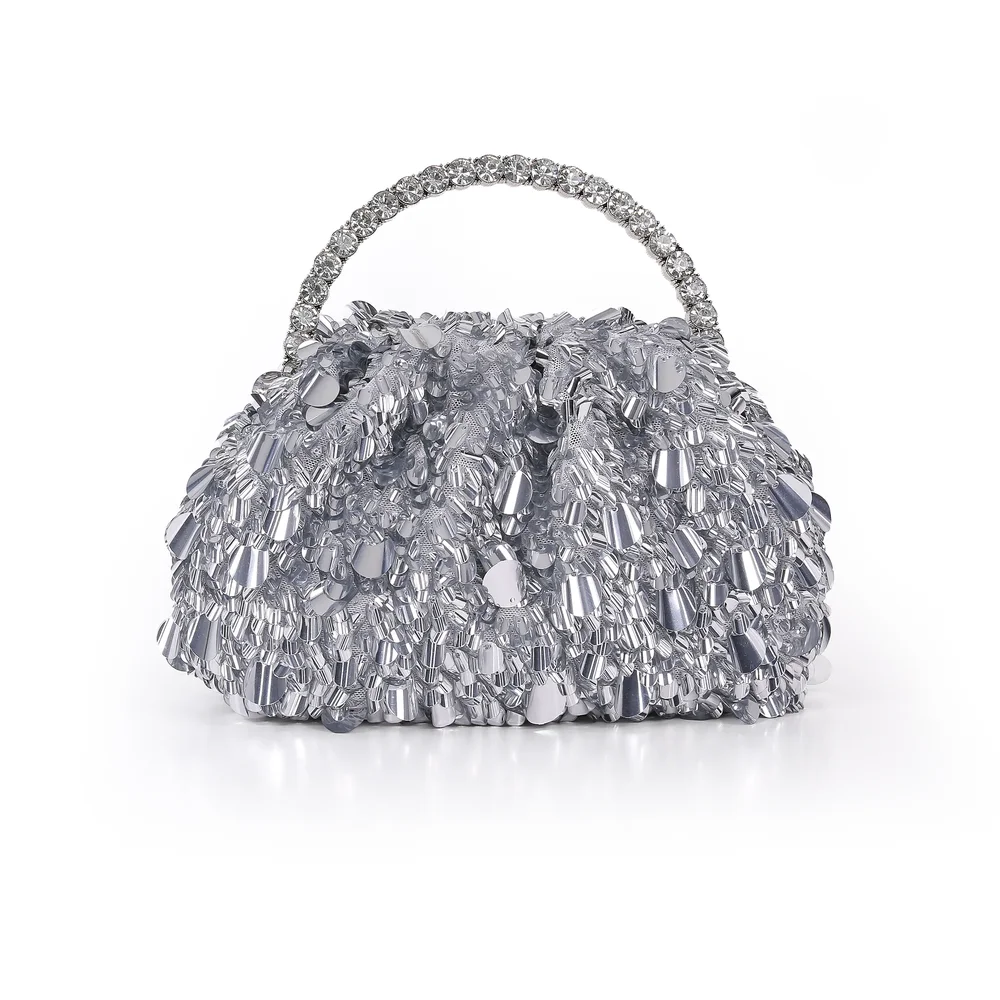 Remy Mixed Sequin Pouch Clutch