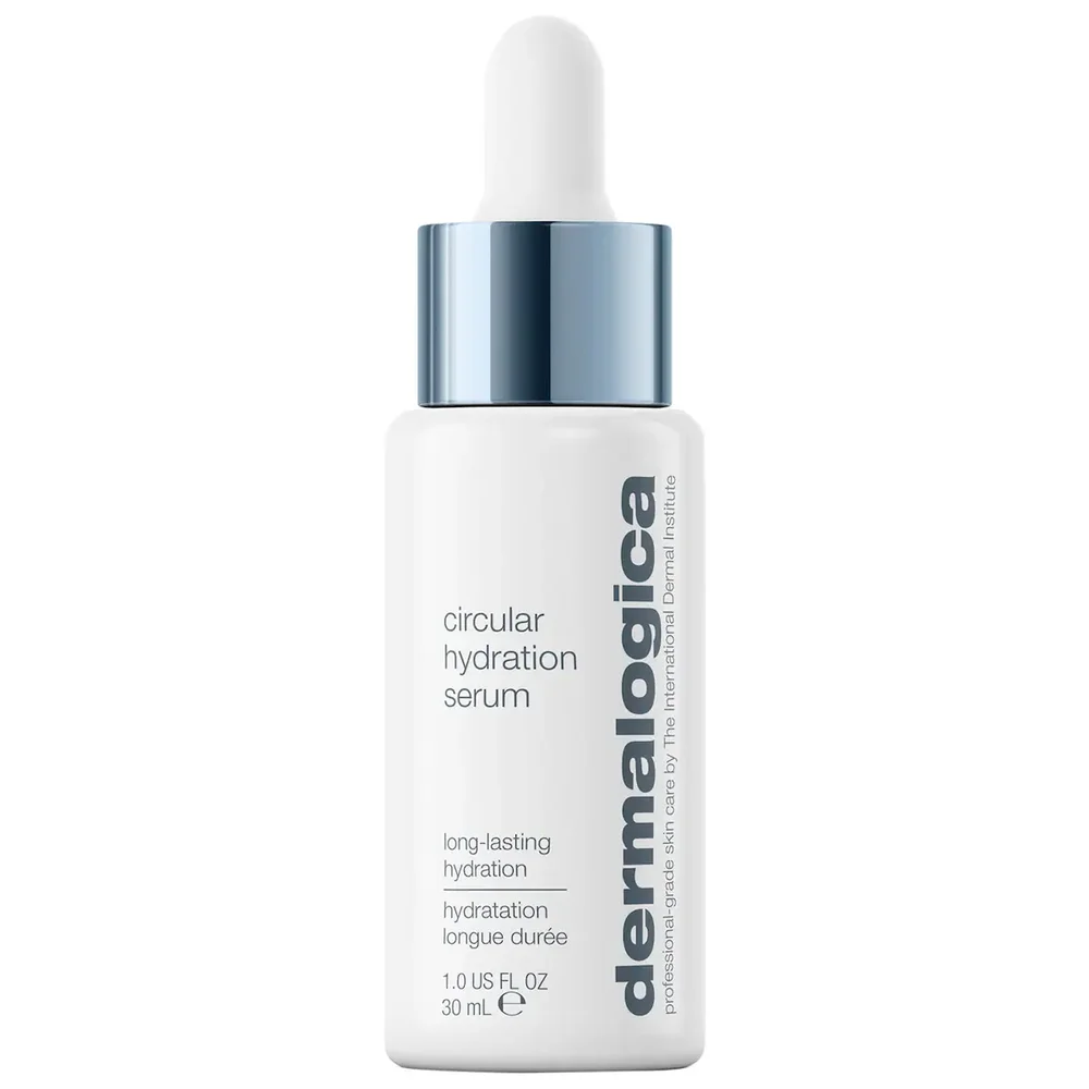 Circular Hydration Serum with Hyaluronic Acid & Polyglutamic Acid for Deep Hydration, Plumping & Dewy Skin