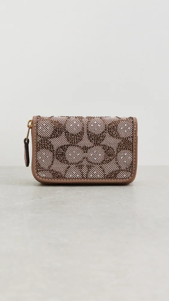 Crystal Signature Jacquard Essential Small Card Case