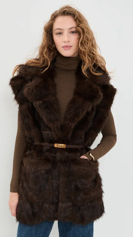 Brentley Faux Fur Vest