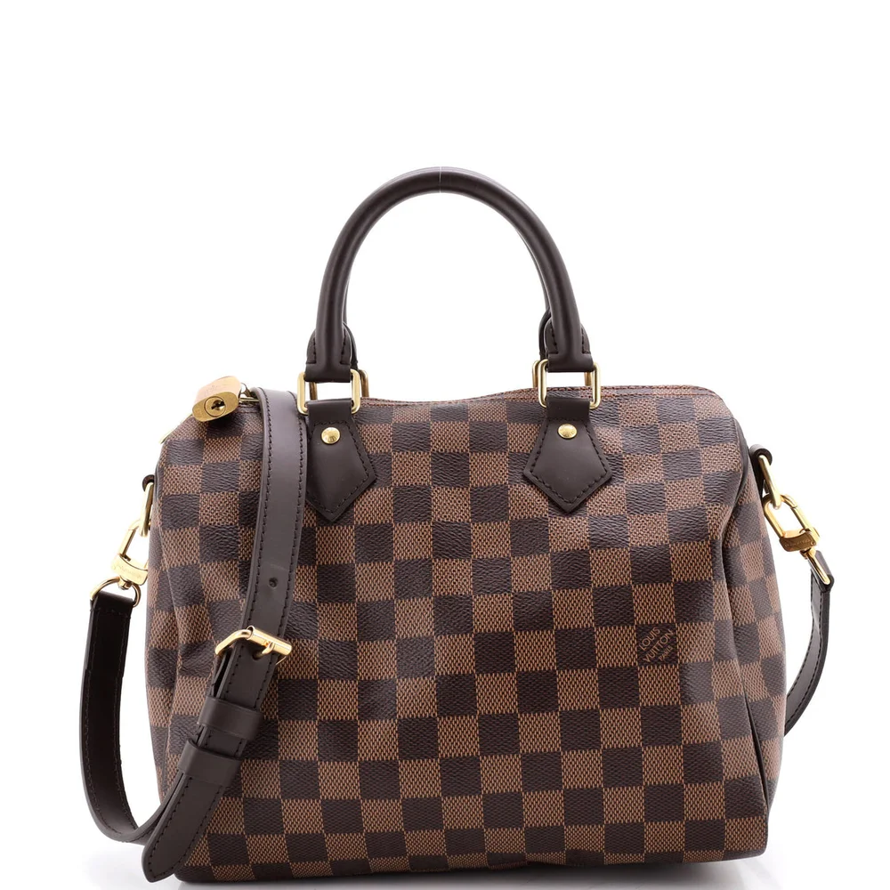 Louis Vuitton Speedy Bandouliere Bag Damier 25