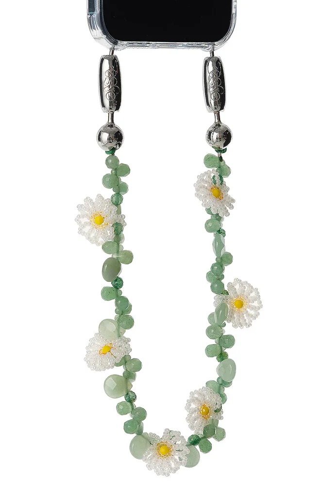 Daisy Gemstone Wristlet
