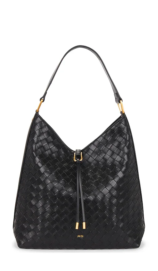 Aria Woven Texture Shoulder Bag
