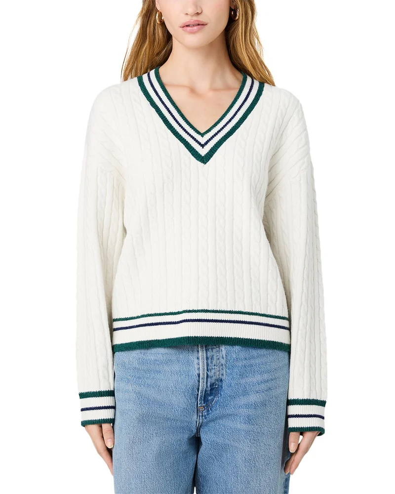 Aleyna Knit V Neck Sweater