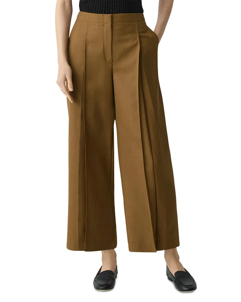Deep Pleated Pants