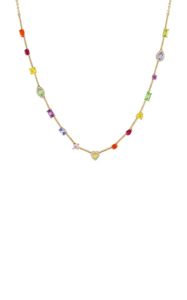 Rock Candy 14K Yellow Gold Multi-Stone Necklace
