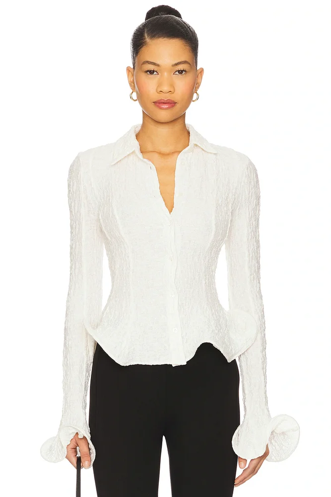 Undone Button Up Shirt