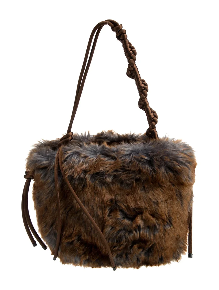 Faux Fur Shoulder Bag