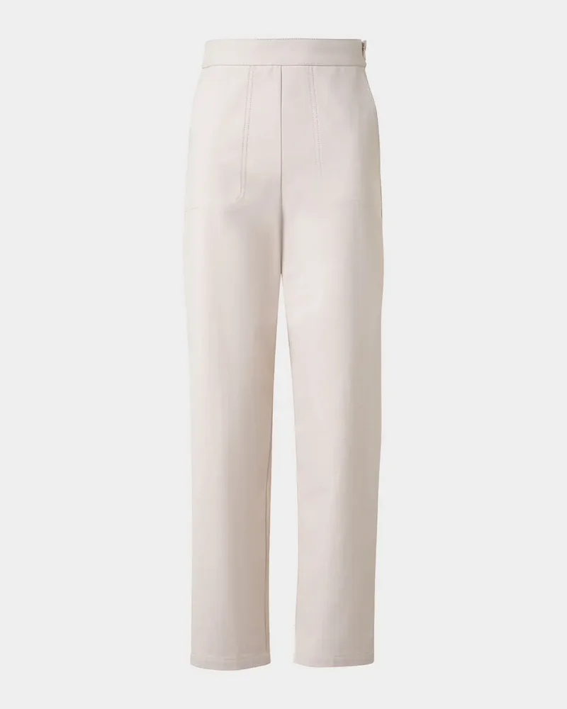 Flynn Stretch Denim Conical-Leg Ankle Pants