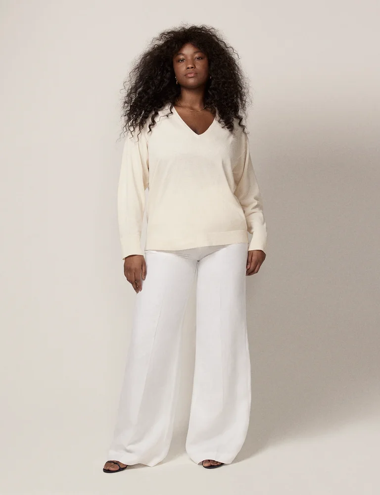 Cashmere V Neck Sweater - Resale