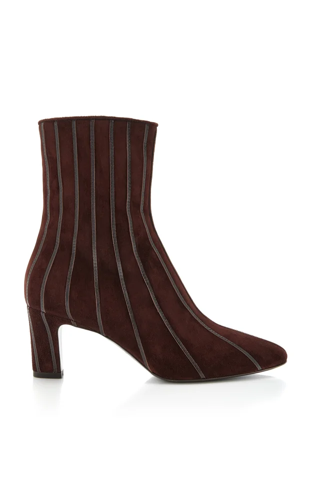 A Fine Line Suede Ankle Boots