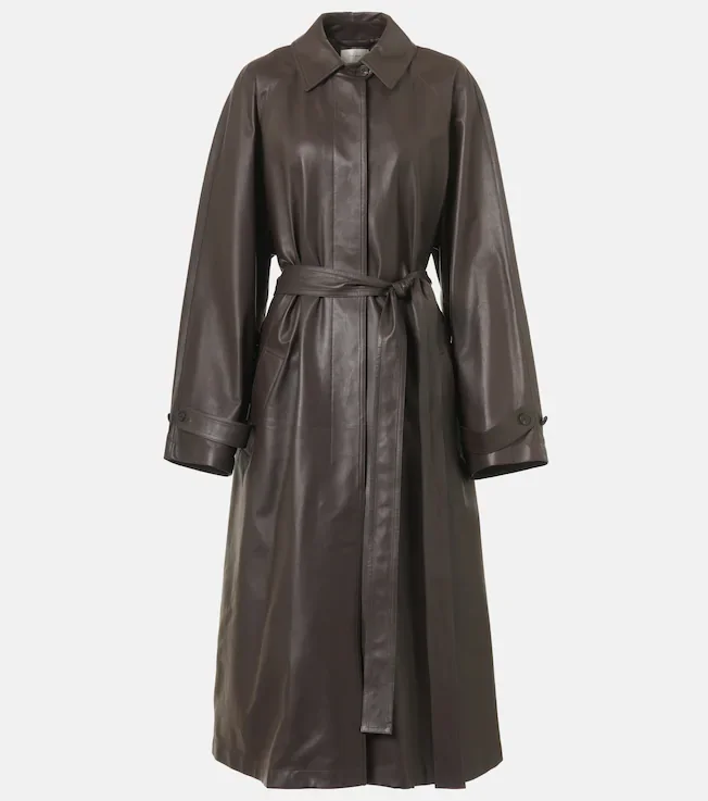 Ryota leather coat