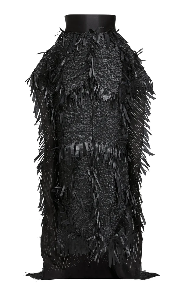 The Web Silk Maxi Skirt