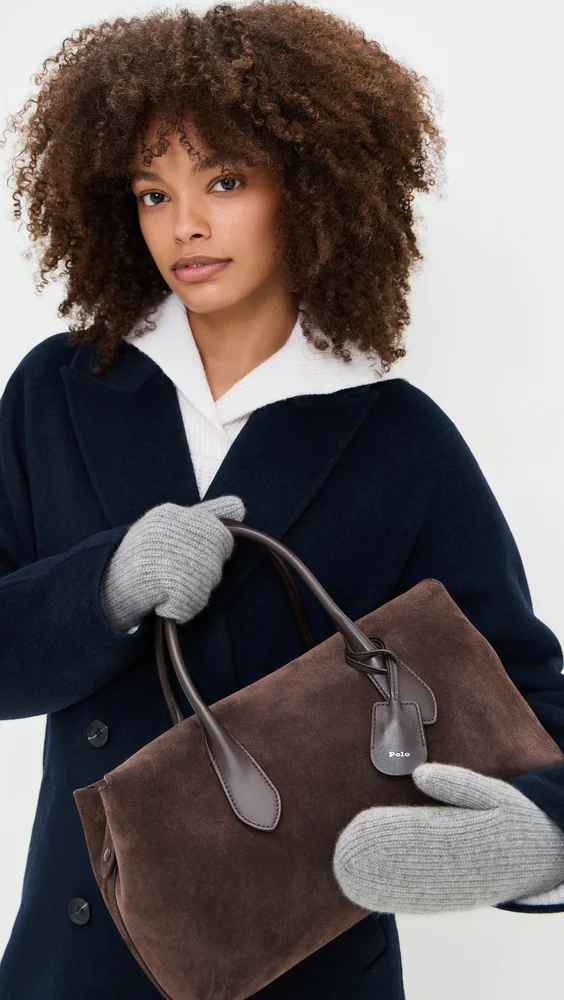 Cashmere Ribbed Mittens