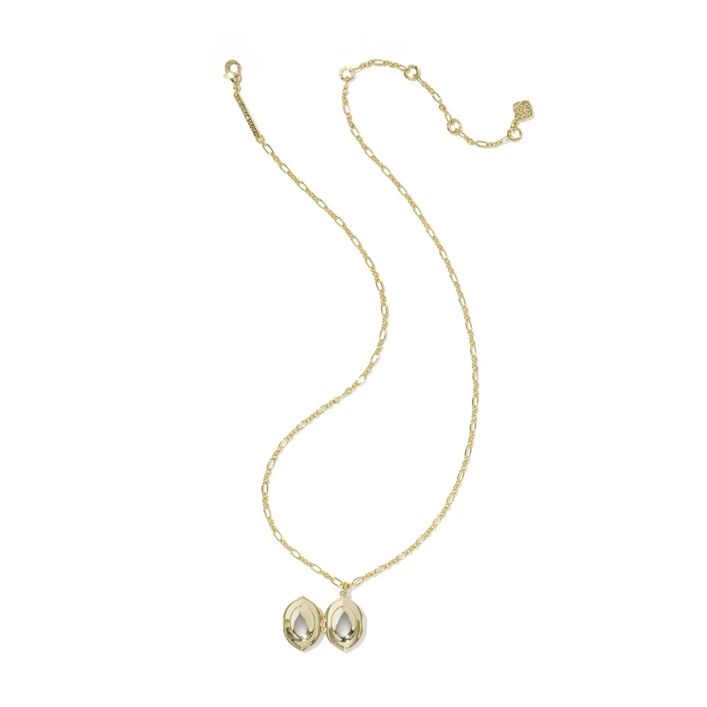 Bethany Heart Locket Statement Pendant Necklace