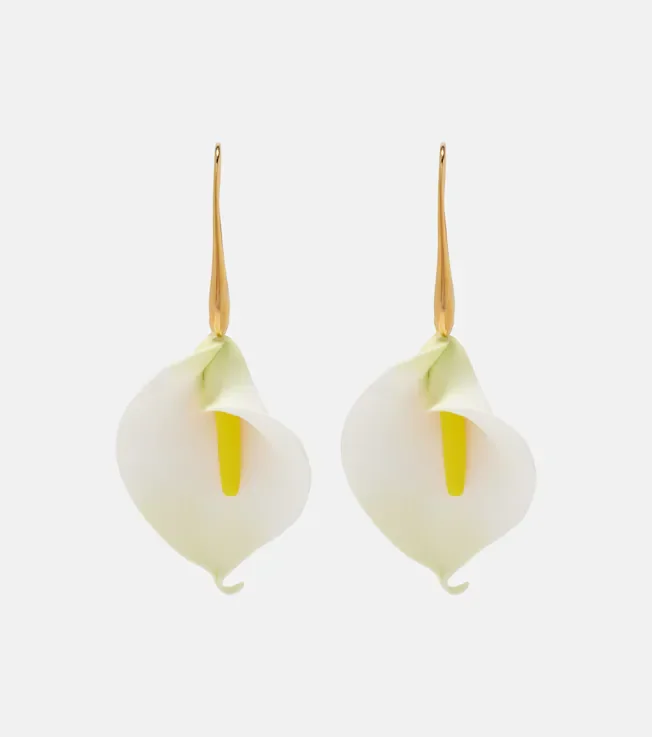 Alexia floral drop earrings