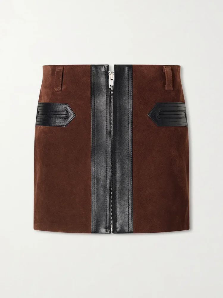 Leather Mini Skirt