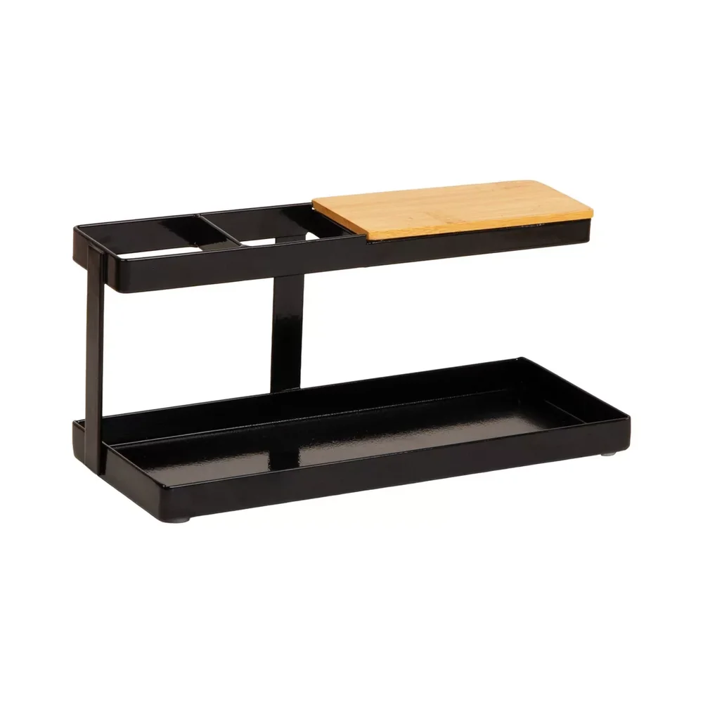 Wood Desk Organization Set, Black