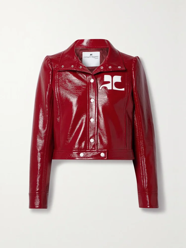 Reedition coated cotton-blend jacket