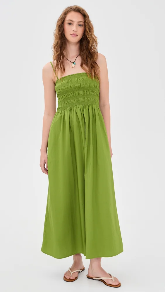 Bianca Shirred Bodice Dress