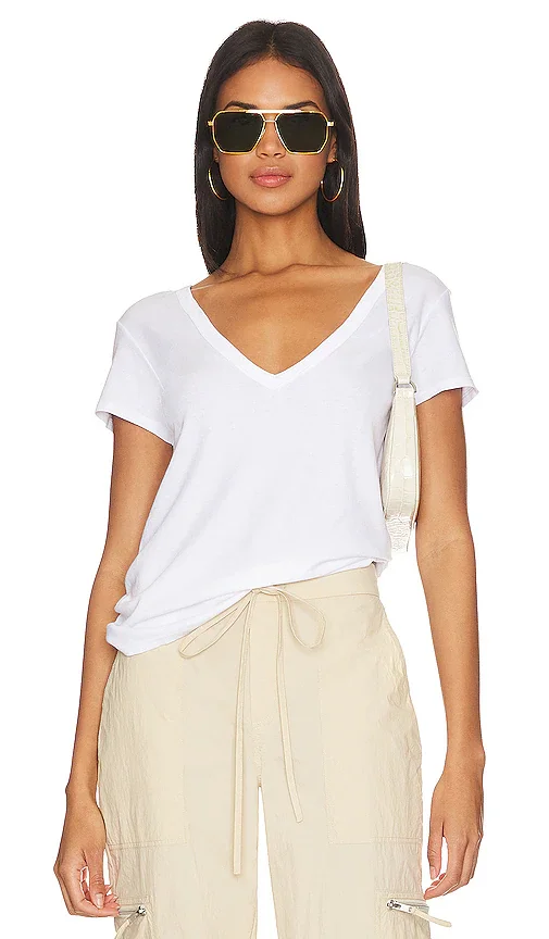 Fluid Twill Scarf Top