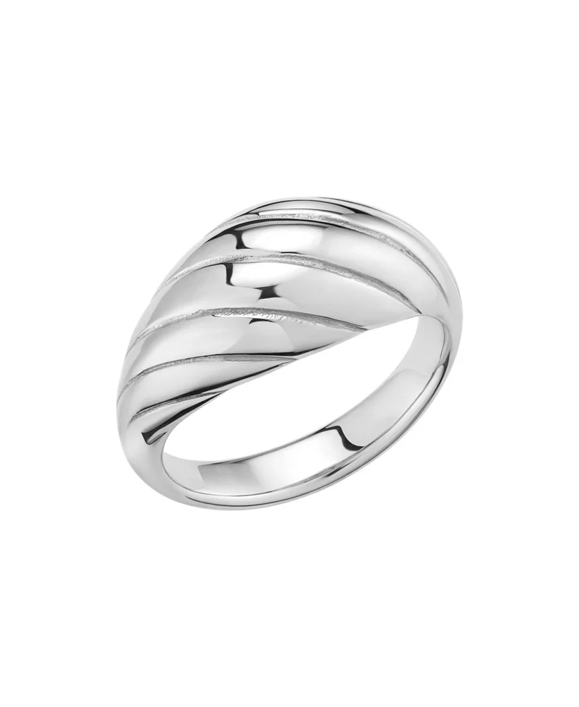 The Georgia Stone Signet Ring- Silver