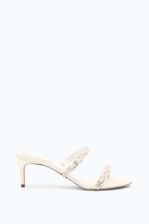 Pearl White Mule 60